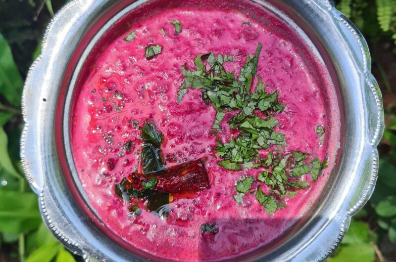 Beetroot Sasive | Beetroot Coconut Curd